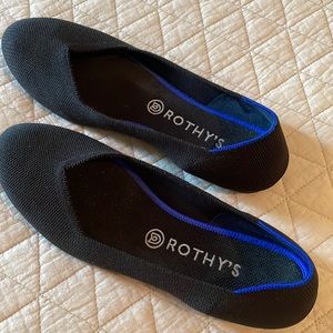 Rothy’s W10.5 Round Toe Flat Black